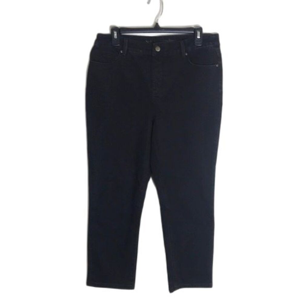 Soft surroundings ladies black cotton pants size medium